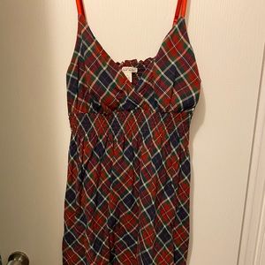 Plaid pinup punk dress Derek heart